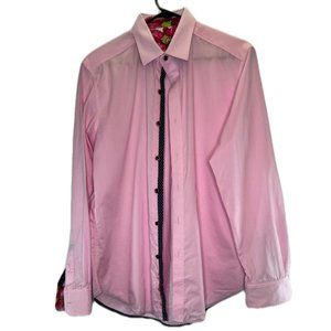 Robert Graham Pink Dress Shirt S